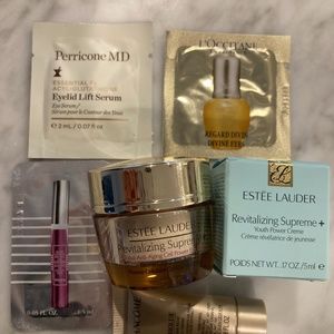 Estee Lauder revitalizing supreme PLUS high end samples
